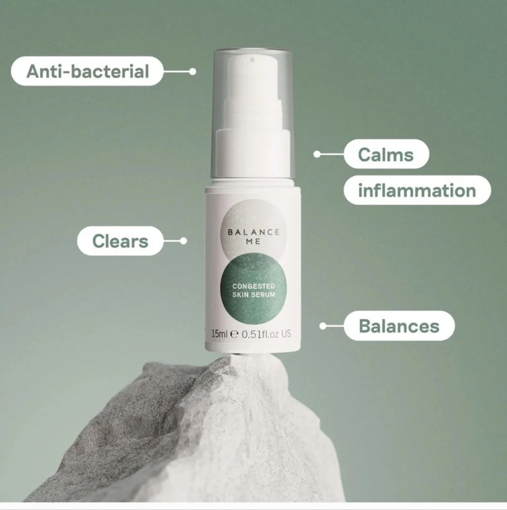 NIB Balance Me Congested Skin Serum Purify Clear